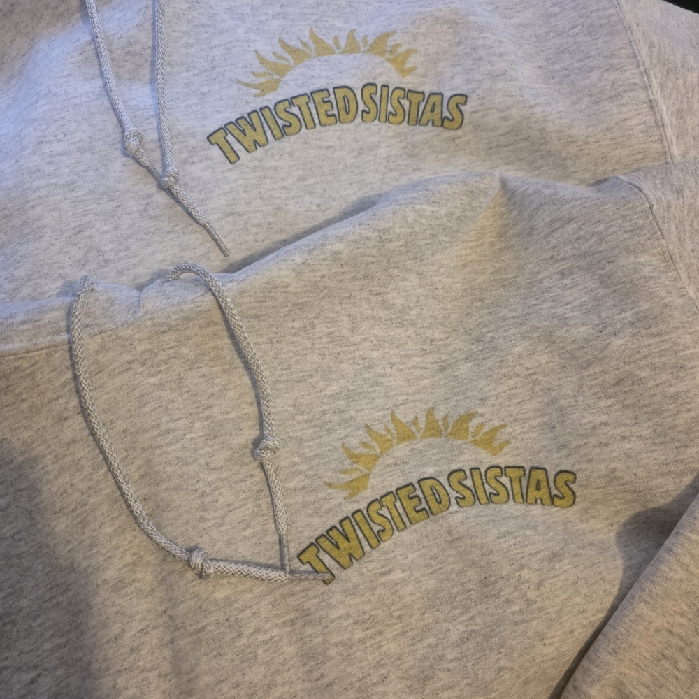 2 Custom Gray Hoodies